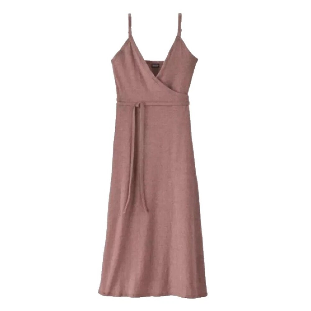 NWT Patagonia Wear With All Dress Wrap Evening Mauve Dress Size S - Picture 6 of 15